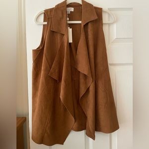 Looks like suede vest.